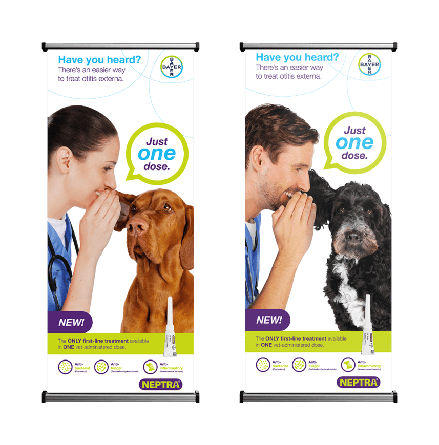 Neptra pull up banners