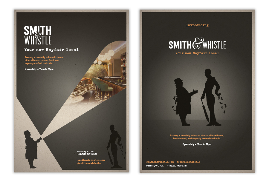 Smith & Whistle print adverts