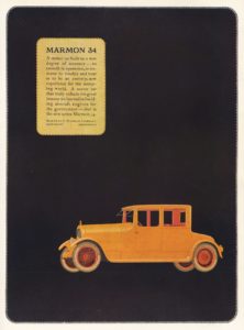 1920s car ad