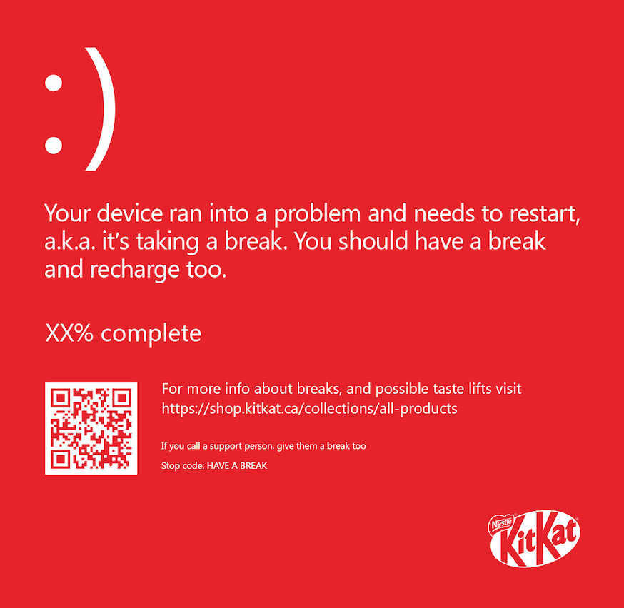 KitKat Crowdstrike ad